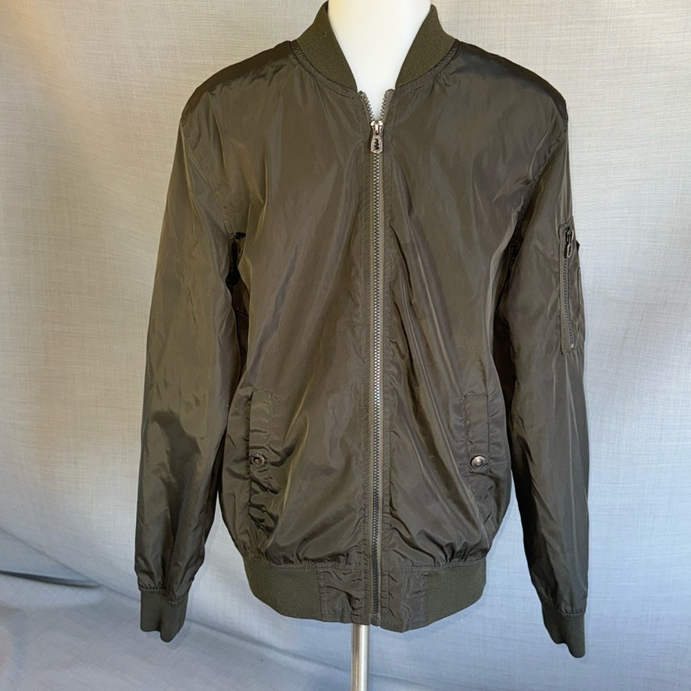 Medium distortion, green Vollmer jacket military coat